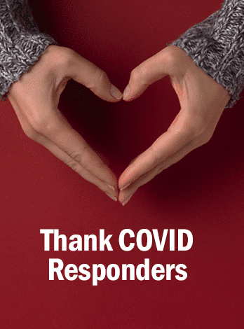 Say thanks to the people on the front lines of the COVID-19 crisis